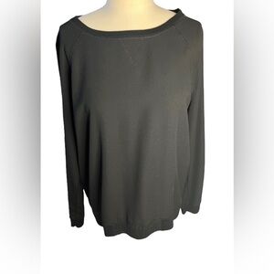 Lou & Gray Black size L Crew Neck top